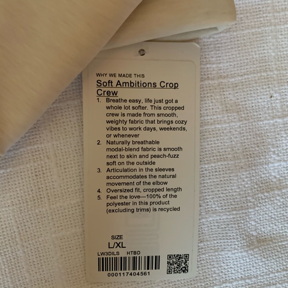 NWT Lululemon Soft Ambitions Crew Sweatshirt - Picture 6 of 8